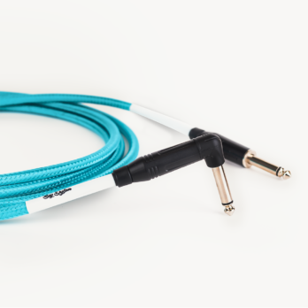 Aqua // Textile cable 90° and Straight plugs